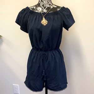 Be pop Junior’s off shoulder Romper/Size:M